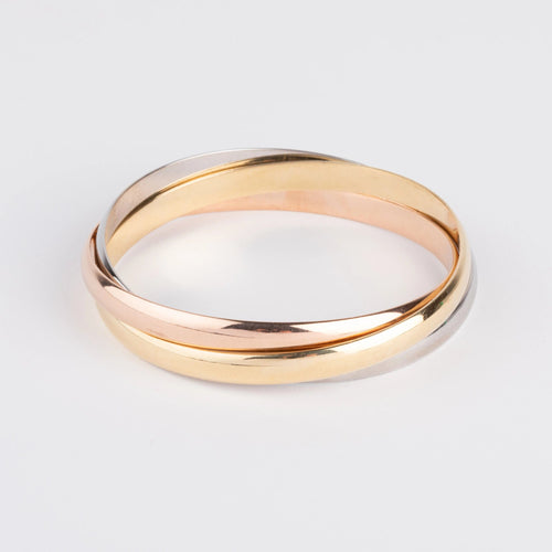 Bracelet Bracelet 3 ors de la maison Cartier collection Trinity 58 Facettes