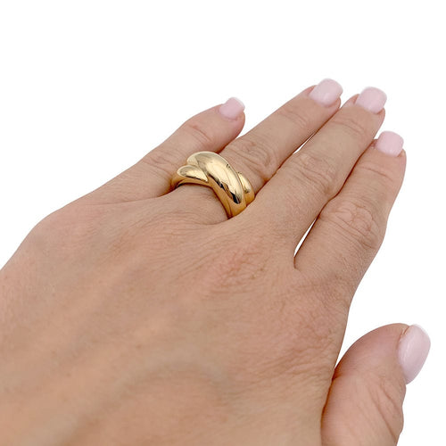 Bague 51 Bague vintage Cartier, "Colisée", or jaune. 58 Facettes 33039