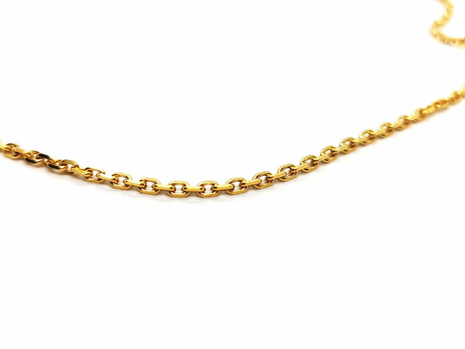 Collier Collier Maille forçat Or jaune 58 Facettes 1599841CN