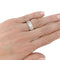 Bague 52 Solitaire en or blanc, diamant 1,14 carats. 58 Facettes 32053