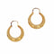 Boucles d'oreilles Boucles d'oreilles créoles or jaune ciselé 58 Facettes CVBO12