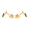 Boucles d'oreilles Boucles d'oreilles Abeille Or jaune Saphir 58 Facettes 2303381CN