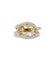 Bague 57 / Jaune / Or 750 Bague Maillons Diamants 58 Facettes 210007SP