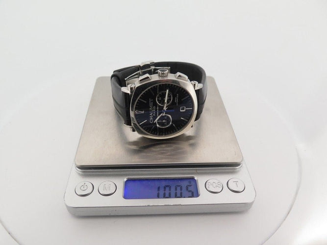 Montre montre CHAUMET dandy chronographe 1229 40 mm acier automatique 58 Facettes 254323