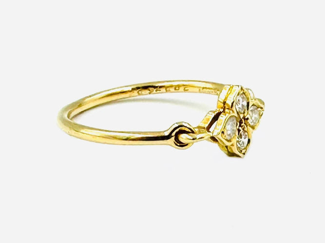 Bague CARTIER. Bague «Indes mystérieuses » or et diamants 58 Facettes