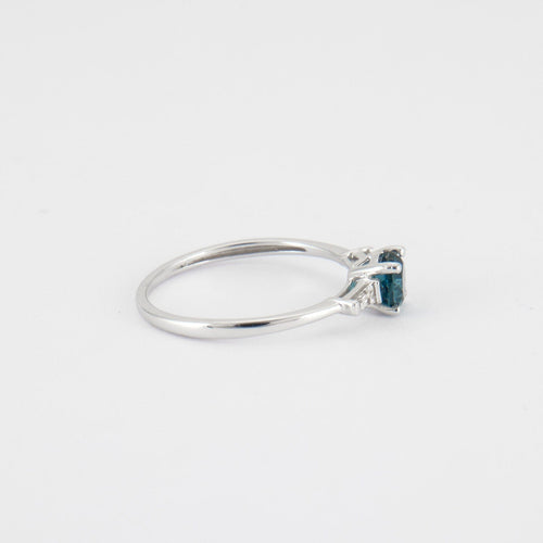 Bague 54 Bague topaze blue London, diamants 58 Facettes