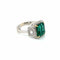 Bague Bague Or Diamants Emeraude 58 Facettes