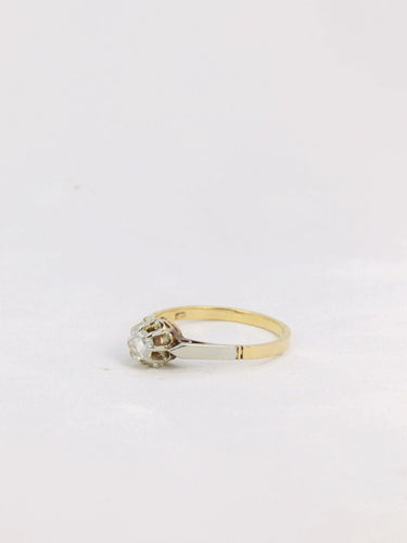 Bague 53.5 Solitaire 2 Ors Diamant 58 Facettes J191