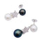 Boucles d'oreilles Boucles d'oreilles Chanel, "Comète", or blanc, diamants, perles. 58 Facettes 32771