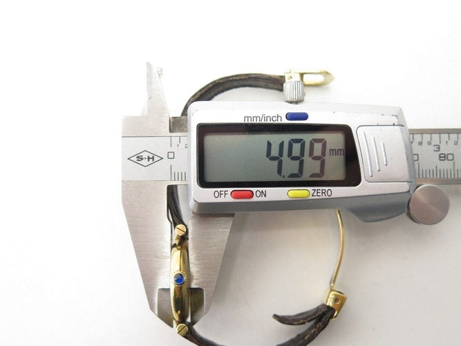 Montre vintage montre must de CARTIER vendome 24 mm quartz vermeil 58 Facettes 256557