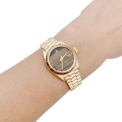 Montre Montre Rolex, "Oyster Perpetual Datejust", or jaune. 58 Facettes 33070