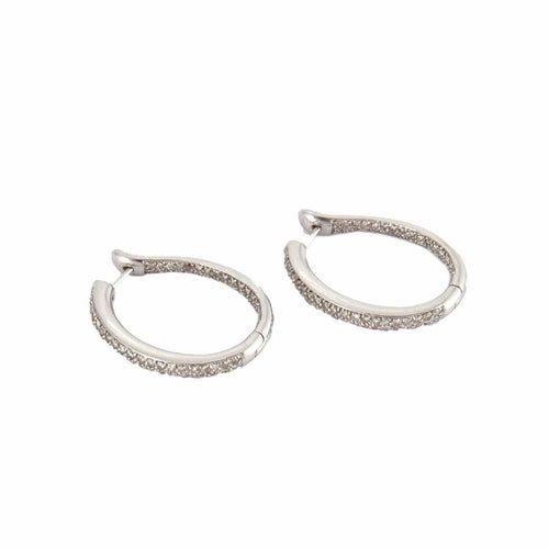 Boucles d'oreilles BOUCLES D'OREILLES CREOLES OR & DIAMANTS 58 Facettes BO/220111 NSS