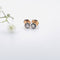 Boucles d'oreilles Clous d'oreilles en or jaune, diamants 58 Facettes