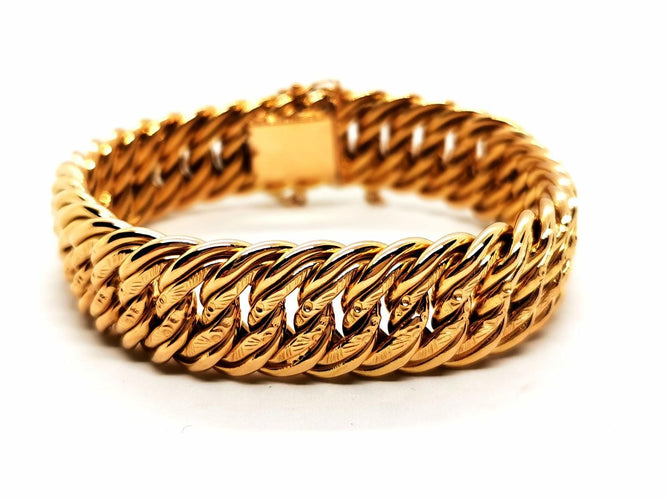 Bracelet Bracelet Maille américaine Or jaune 58 Facettes 1833627CN