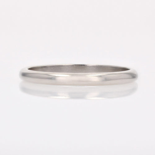 Bague 52 Alliance moderne platine 58 Facettes 18-023