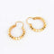 Boucles d'oreilles Boucles d'oreilles créoles Or jaune 58 Facettes