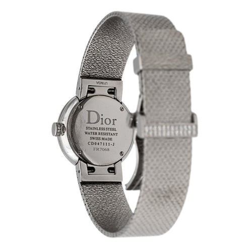 Montre Dior Montre La D de Dior Acier Diamant 58 Facettes 2820733CN