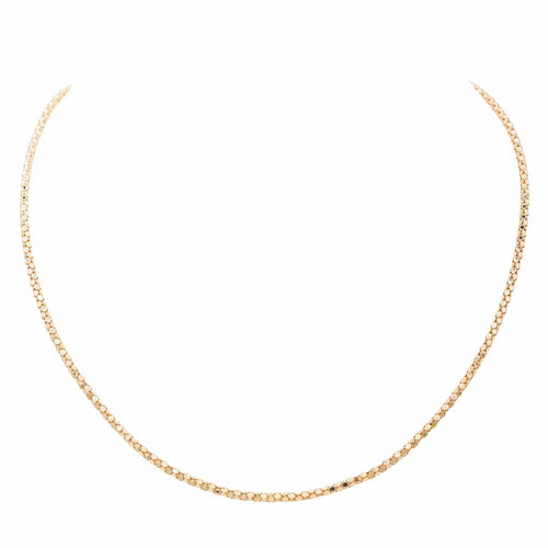 Collier Collier Maille pop corn Or rose 58 Facettes 2340401CN