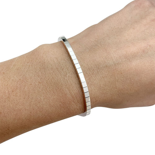 Bracelet Bracelet Cartier "Lanière" en or blanc. 58 Facettes 30822