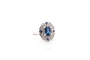 Bague 52 Bague saphirs et diamants en or blanc 18k 58 Facettes 24590