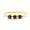 Bague Bague trilogie en Or jaune & saphirs 58 Facettes