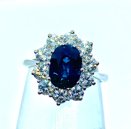 Bague Bague saphir élégante 58 Facettes