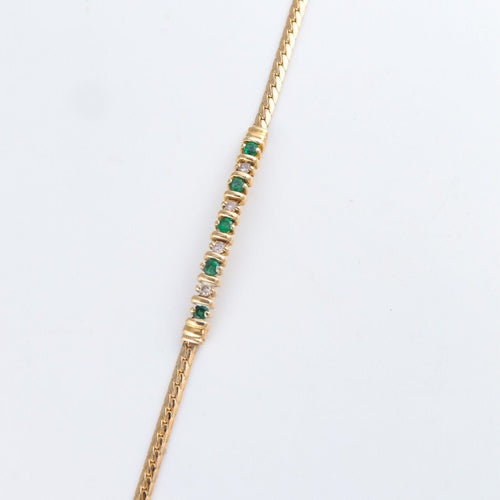 Bracelet Bracelet Diamants Emeraudes 58 Facettes JE23