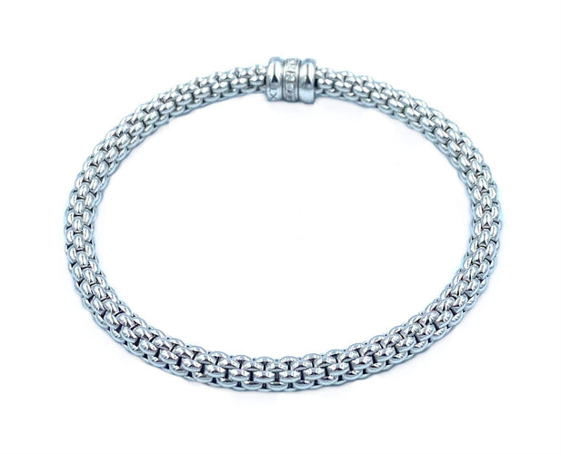 Bracelet FOPE - Bracelet or blanc et diamants 58 Facettes