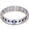 Bague Alliance or blanc, diamants 58 Facettes 064141