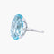 Bague 55 Bague Topaze bleue 58 Facettes