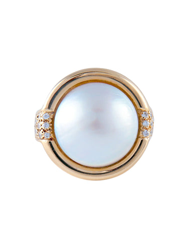 Bague 50 Bague Perle Mabé 58 Facettes