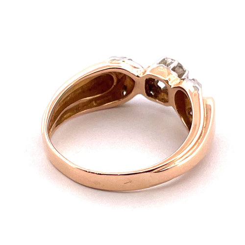 Bague Solitaire ancien Diamants 58 Facettes