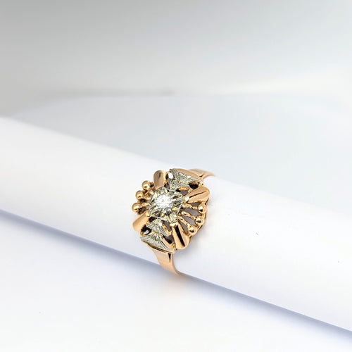 Bague Bague en or jaune et diamant 58 Facettes 20762