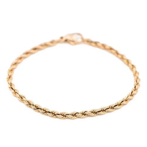 Bracelet Bracelet Maille torsadée Or rose 58 Facettes 2297271CN