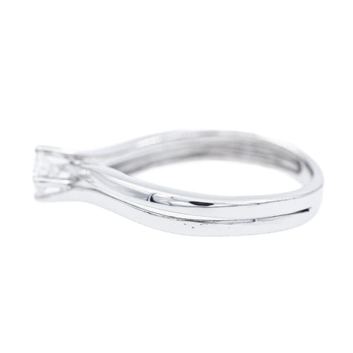 Bague 49 Bague Solitaire Or blanc Diamant 58 Facettes 2313084CN