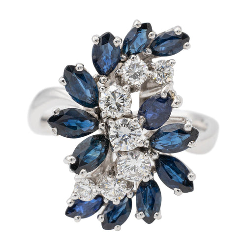 Bague 59.5 Bague Fleur Or blanc Diamant 58 Facettes 1505941CN