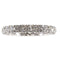 Bague 57 Alliance en or blanc, diamants 58 Facettes 12196-0004