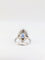 Bague 49 Bague marquise saphirs et diamants 58 Facettes 319