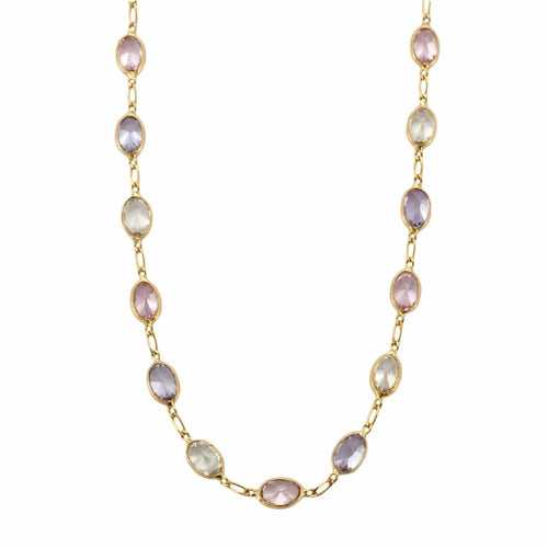 Collier Collier "RYM" Or jaune et Pierres de couleur 58 Facettes BO/230028