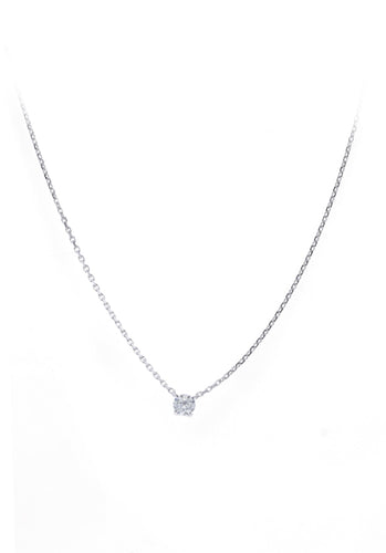 Collier Collier MAUBOUSSIN Mon Premier Pas D'amour en Or Blanc 750/1000 58 Facettes 61286-57134