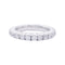 Bague 52 Alliance tour complet or blanc, diamants. 58 Facettes 33230