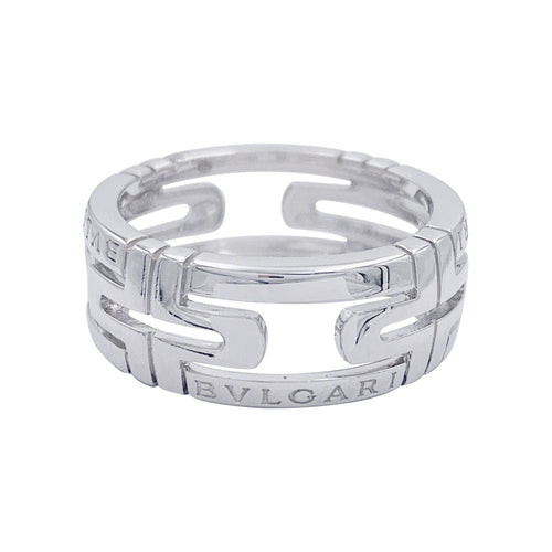 Bague 52 Bague Bulgari, "Parentesi", or blanc. 58 Facettes 32356