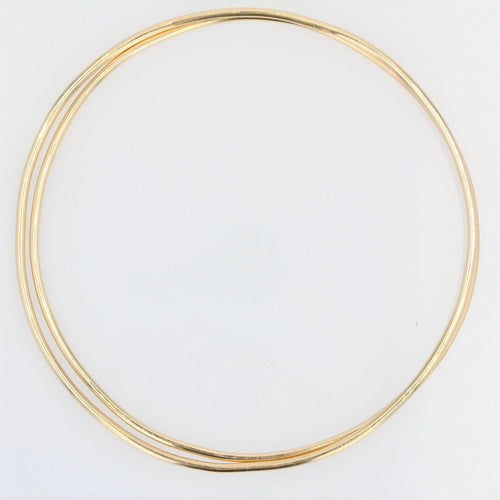 Bracelet Fin bracelet jonc or jaune 58 Facettes CVBR22