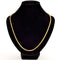 Collier Chaine ancienne en or jaseron double 58 Facettes 19-601