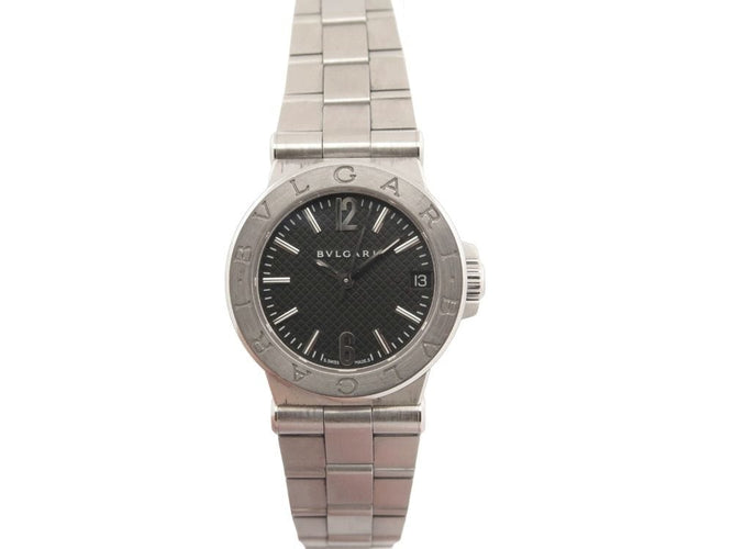 Montre montre BULGARI diagono dg29s 29 mm quartz classique acier 58 Facettes 252078