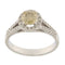 Bague 55.5 Bague en or blanc avec diamant 58 Facettes G3302
