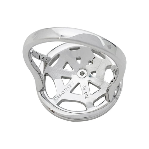 Bague 52 Bague Chaumet "Attrape-moi" en or blanc et diamants. 58 Facettes 31076