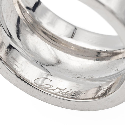 Bague 47 Cartier Bague Love Or blanc 58 Facettes 577683CN