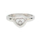 Bague 51 Bague Chopard "Happy Diamonds" en or blanc, diamant. 58 Facettes 31383