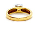 Bague 56 Bague Solitaire Or jaune Diamant 58 Facettes 06314CD
